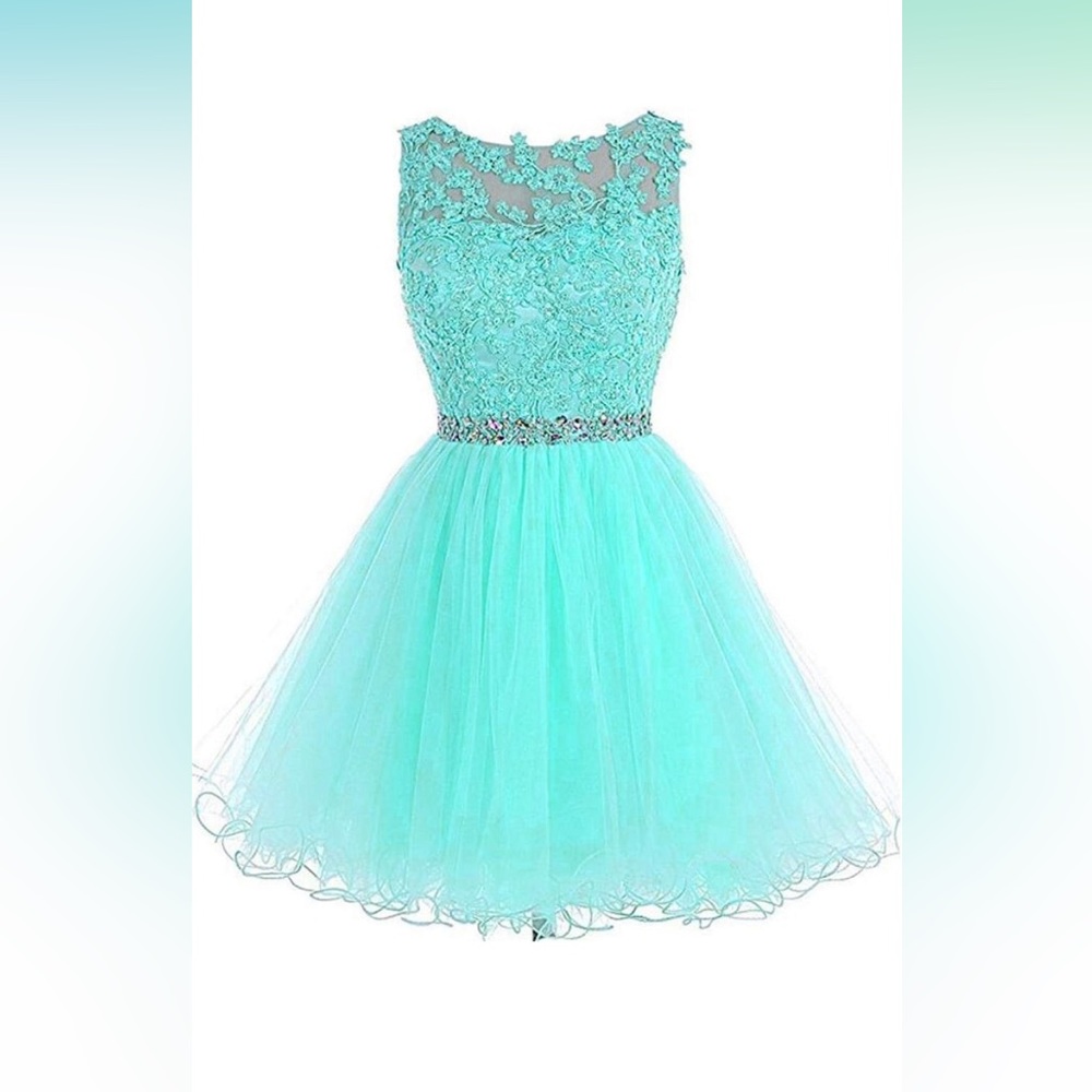 Prom/ Formal Teal Dress